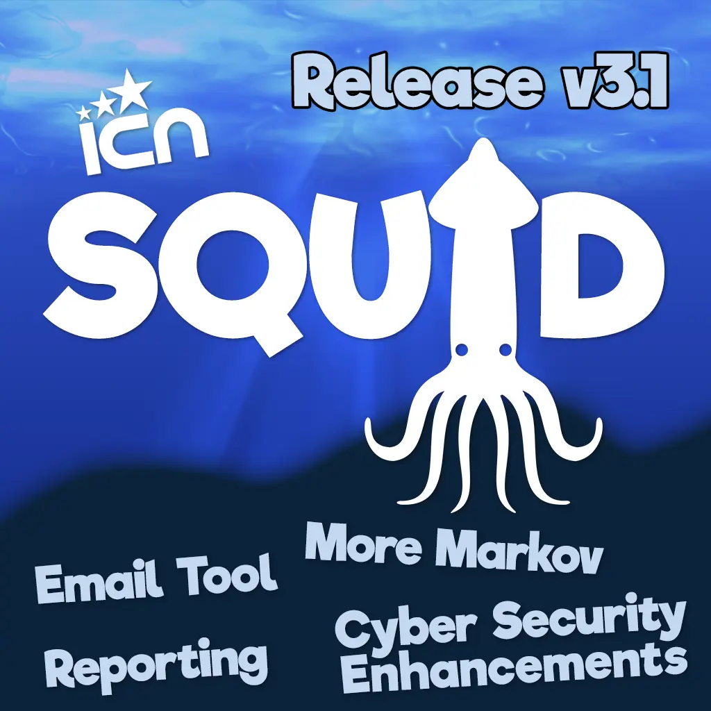 Read more about the article Release of SQUID 3.1: More Markov, Reporting, Email Tool, & Cyber Security Enhancements